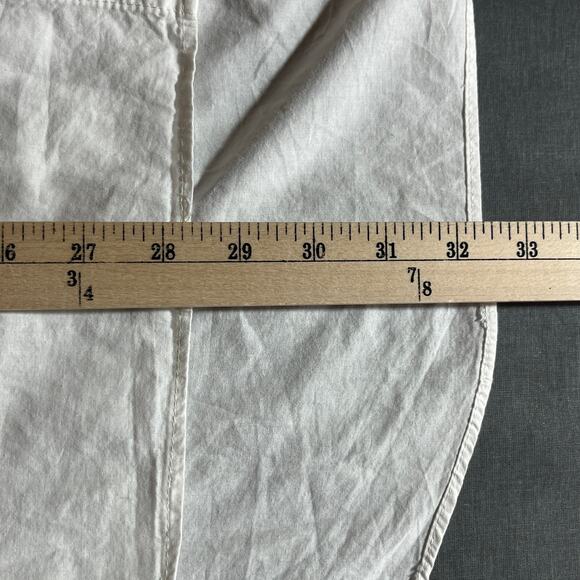 Walter Baker Shirt Womens Small White Button Up Long Sleeves Hi-Low Hem Casual - Picture 8 of 9